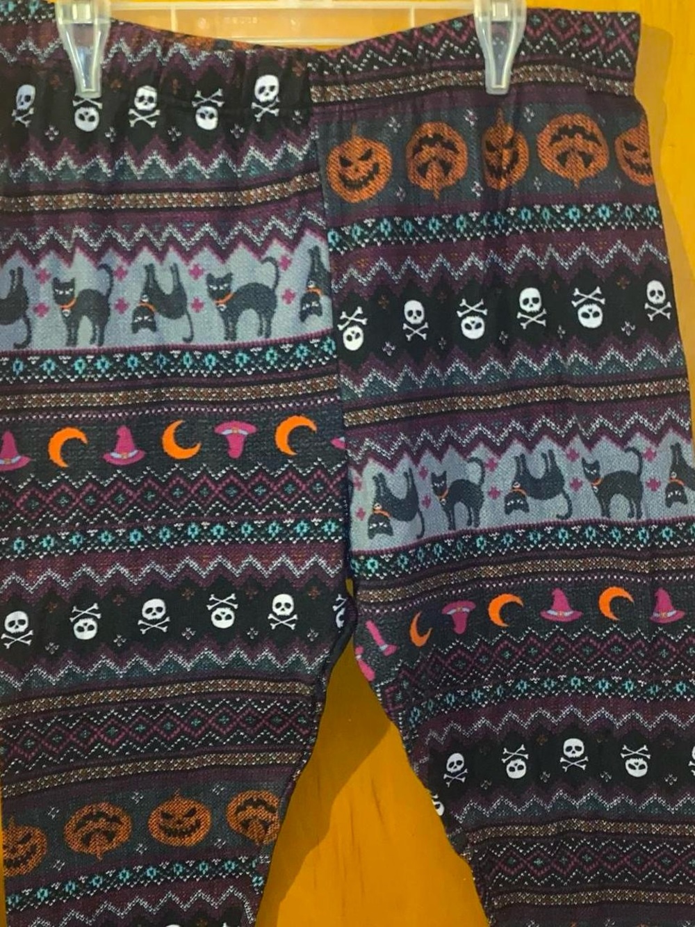 Halloween fleece leggings set